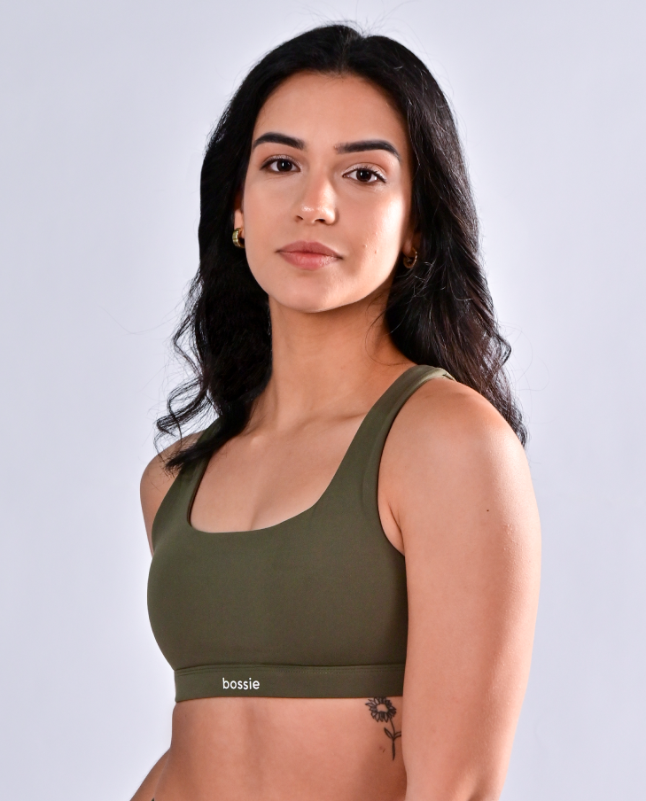 Olive Yoga Bra