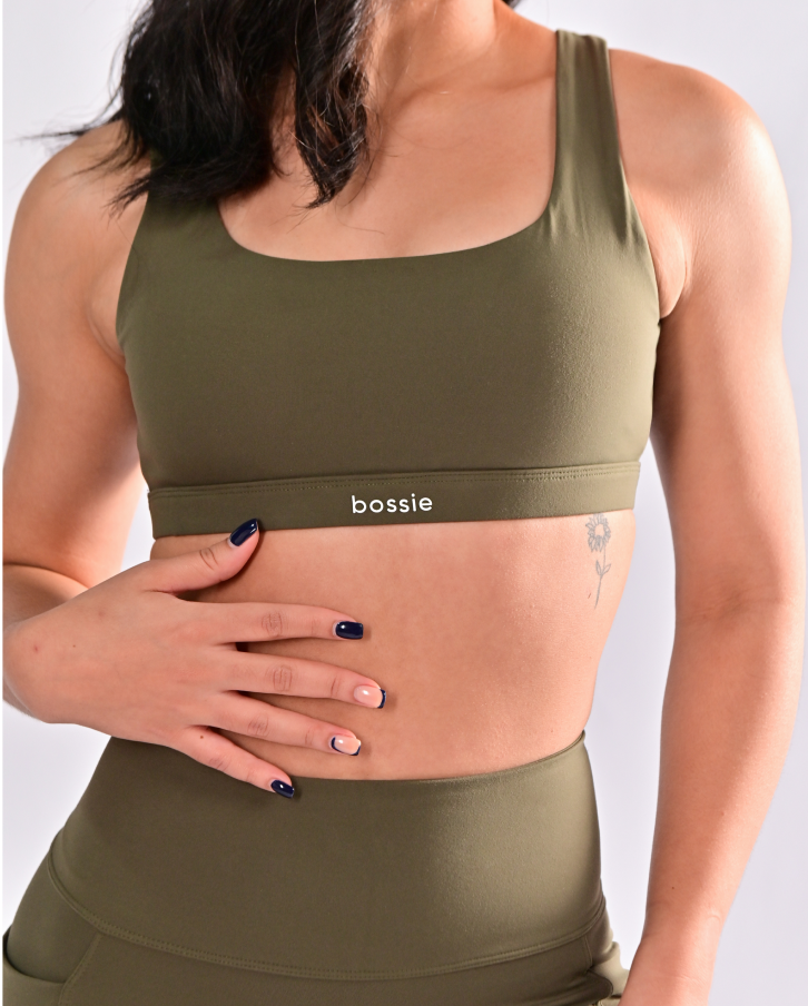 Olive Yoga Bra
